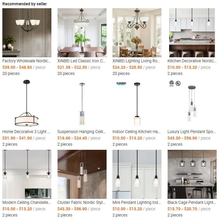 XiNBEi Lighting Classic Iron Chandelier Led Modern Chandelier Luxury Nordic Black Chandelier Led For Home