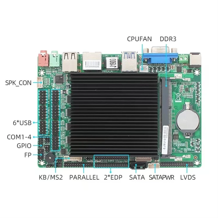 Высококачественная материнская плата недорогой лоток J1900/J1800/N2840/N2940CPU TDP 10 Вт для компьютера офиса промышленного мини-ПК