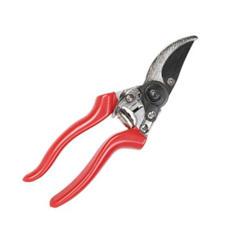 Universal garden scissors rubber handle grip ratchet bypass secateurs pruning shears