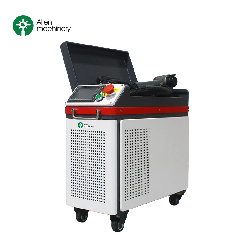 Chinese factory laser cleaner rust removal renovation of old furniture 200w pulsed laser cleaning machine jpt