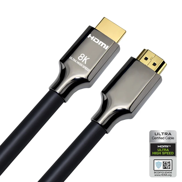Custom Length High Speed Hdmi Cable 8K 60Hz Bulk 1M 1.5M 2M 3M 5M 10M 15M 10Ft 21 Hdmi Cable