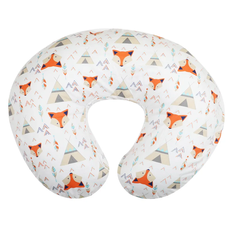 Nursing Pillow cover for Breastfeeding Baby Positioner Protective Baby Nursing Pillow with Extra Large Baby Head Support