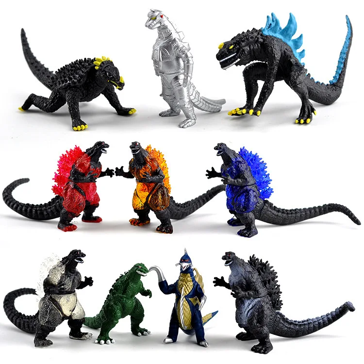  Фигурка Godzilla игрушка лучший подарок на день рождения для детей украшение дома фигурка набор из 10
