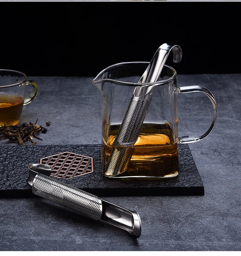 WH151 Stainless Steel Tea Infuser Creative Metal Strainer  Mug Fancy Filter loose leaf tea steep  for Puer Herb Tea Tools