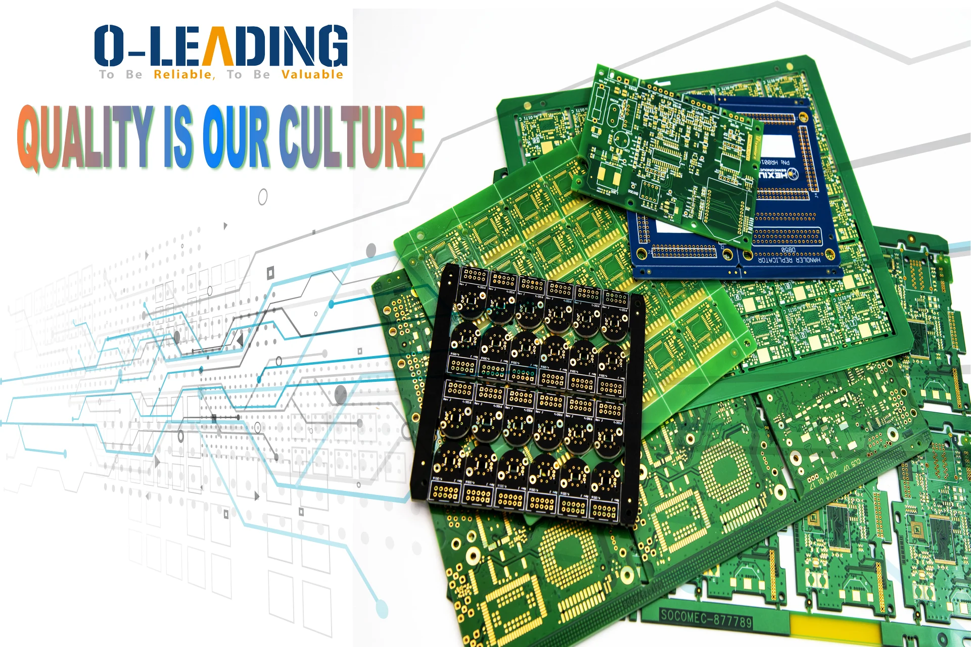 
High TG180 FR-4 Circuit HDI PCB 94V0 Board With Rohs 8L Multilayer with Gold plating and step plat 