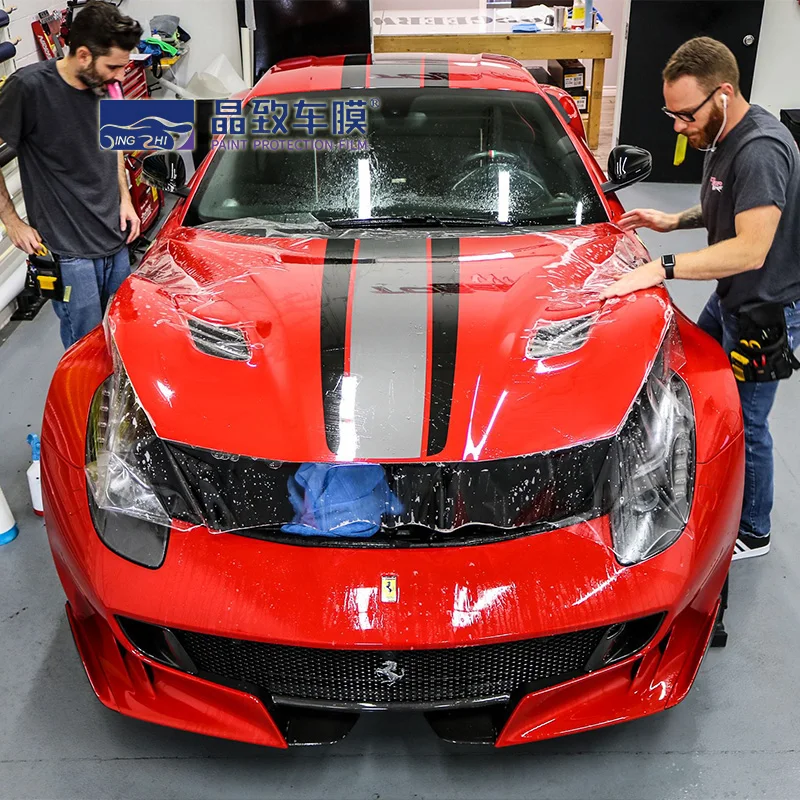 Самовосстанавливающийся TPH материал PPF виниловая Защитная пленка для автомобильной краски Лучший Прозрачный PPF Размер: 1,52*15 м/рулон Высококачественная серия
