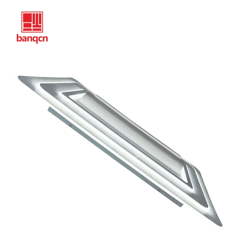 Banqcn Household bladeless simple ceiling lamp Intelligent remote control voice control LED chandelier ceiling fan with light