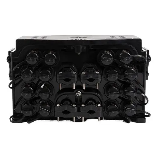 water proof  black Fiber optic distribution box  preconnected 16core 16 hilos negro cajas nap preconectorizados 1x16