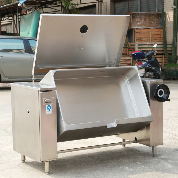 Большая Коммерческая жаровня Bratt из нержавеющей стали, газовая кипящая сковорода, откидной Электрический двойной жаккардовый чайник для приготовления пищи