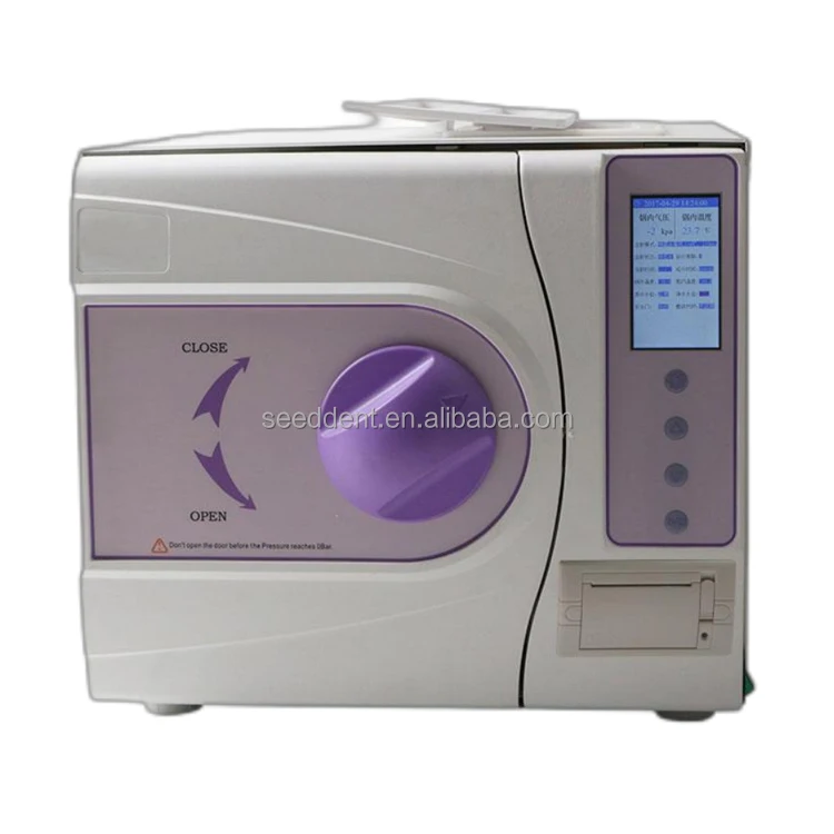 Class B Dental Autoclave Sterilizer with Free Water distiller 12L / 16L / 18L / 23L Sterilization Equipment