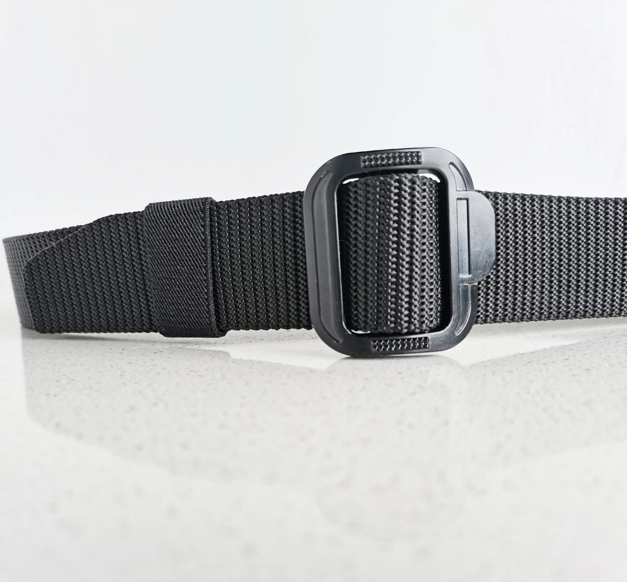 8316 Two-Sided Double Colors Mens War Battle M Canvas Gunbelt Nylon Belt with Quick Release Plastic Buckle