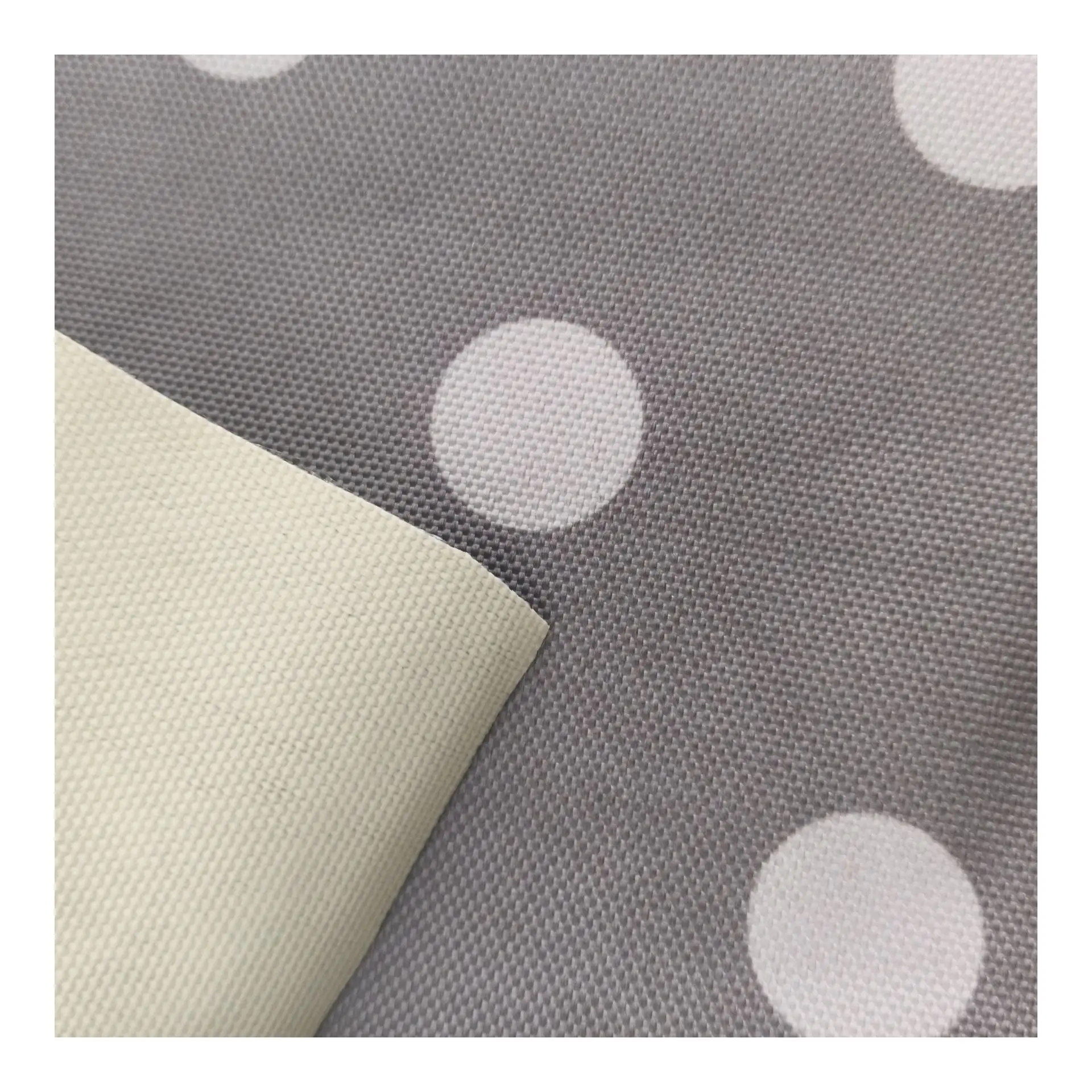 Double-Sided Waterproof TPU Film Composite Fabric 100% Polyester Woven Pattern Thick Density Windproof for Bags Curtains Cars