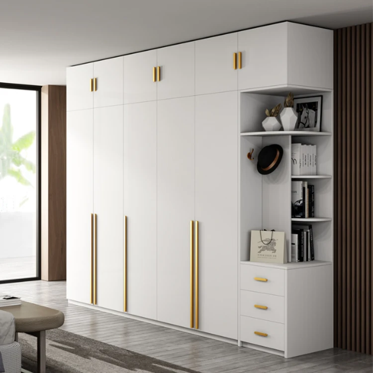 Luxury hot sale wardrobe closet particle board bedroom furniture organizer fiber wardrobes furniture