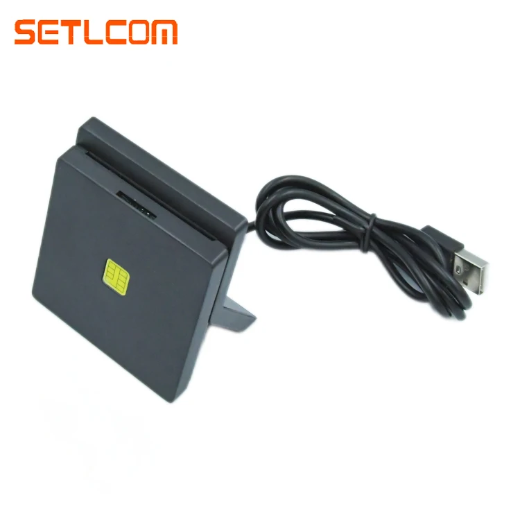  Смарт-кардридер Setlcom SCR390 EMV со слотом для