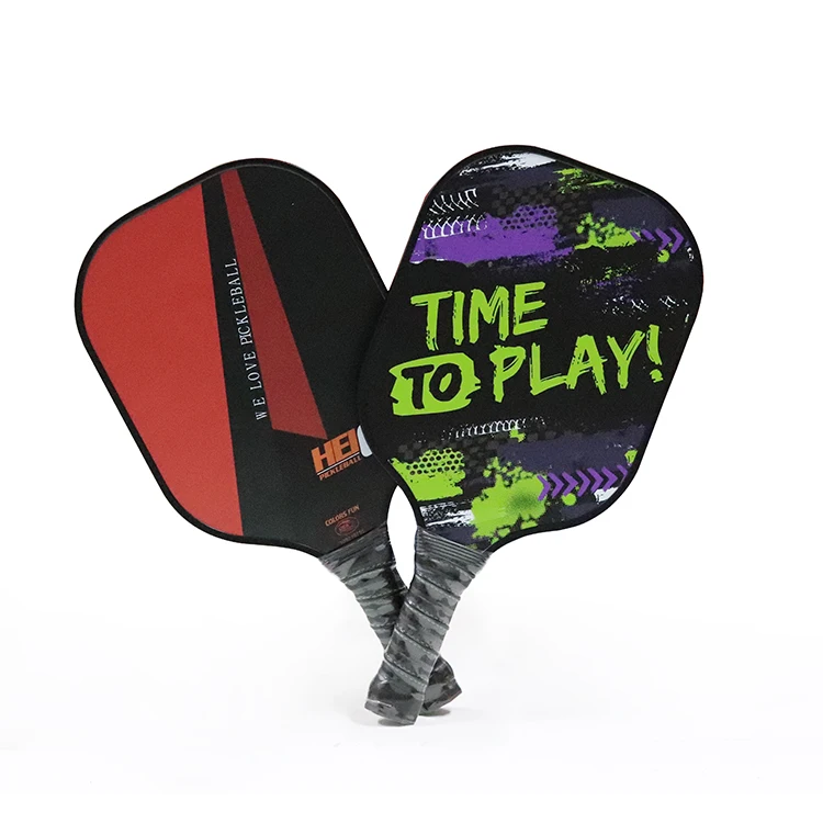 Pickleball Paddle USAPA Approved Set 2 Premium Graphite Craft Rackets Honeycomb Core 4 Balls Ultra Cushion Grip Portable Racquet