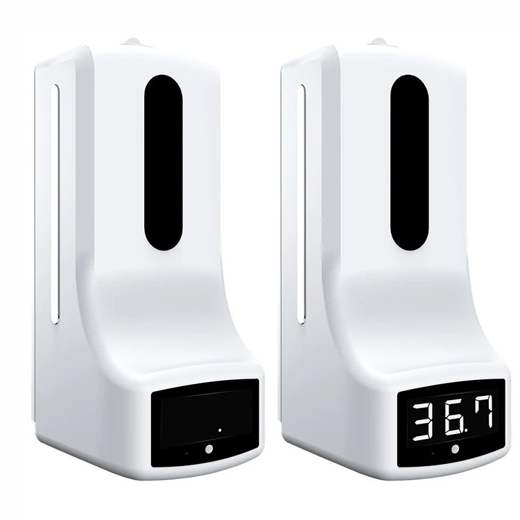 Настенный сенсорный Автоматический цифровой дозатор мыла с термометром K9