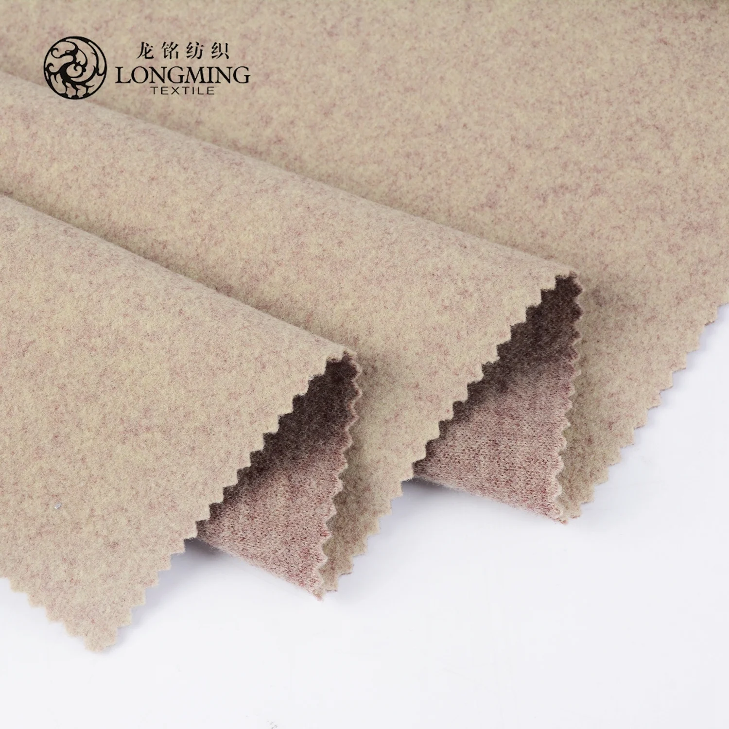 Manufacture heavy weight TR brushed woolen touch knitted  fabric for coat jacket pants in winter