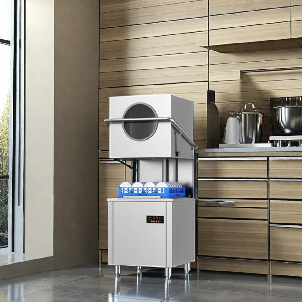 Modern Kitchen Machine dishwashing Observation Window Dish machine washer energy conservation Commercial Machine dishwasher