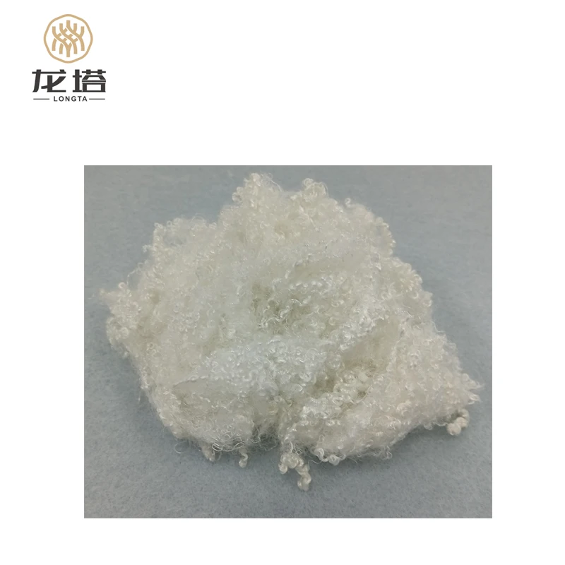 Factory Siliconized Hollow Conjugated Fiber Polyester Filling For Pillows Stuffed Toy Recycled Functional Polyester Staple Fiber