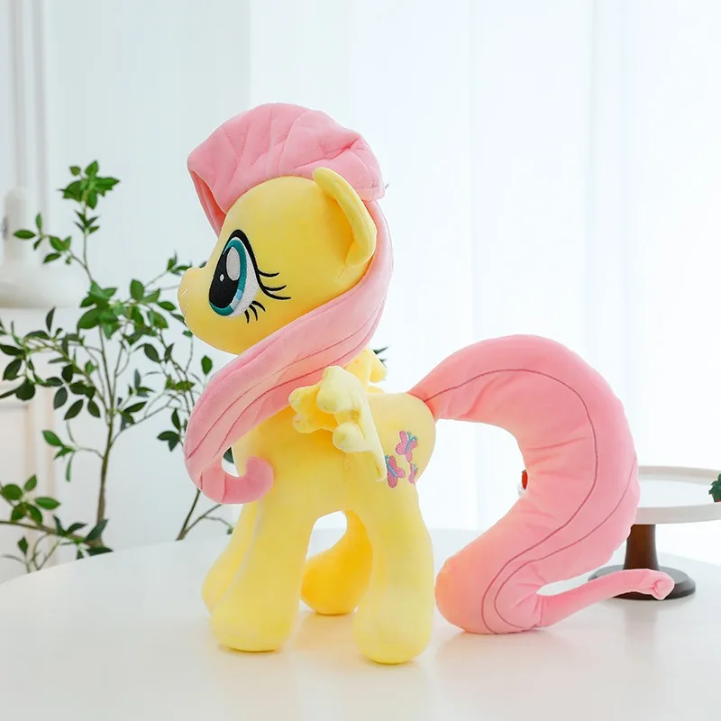 Rainbow My Little Horse Soft Fabric Doll Custom Embroidered Stuffed Animal Plush Toys for Stress Relief Perfect Gift