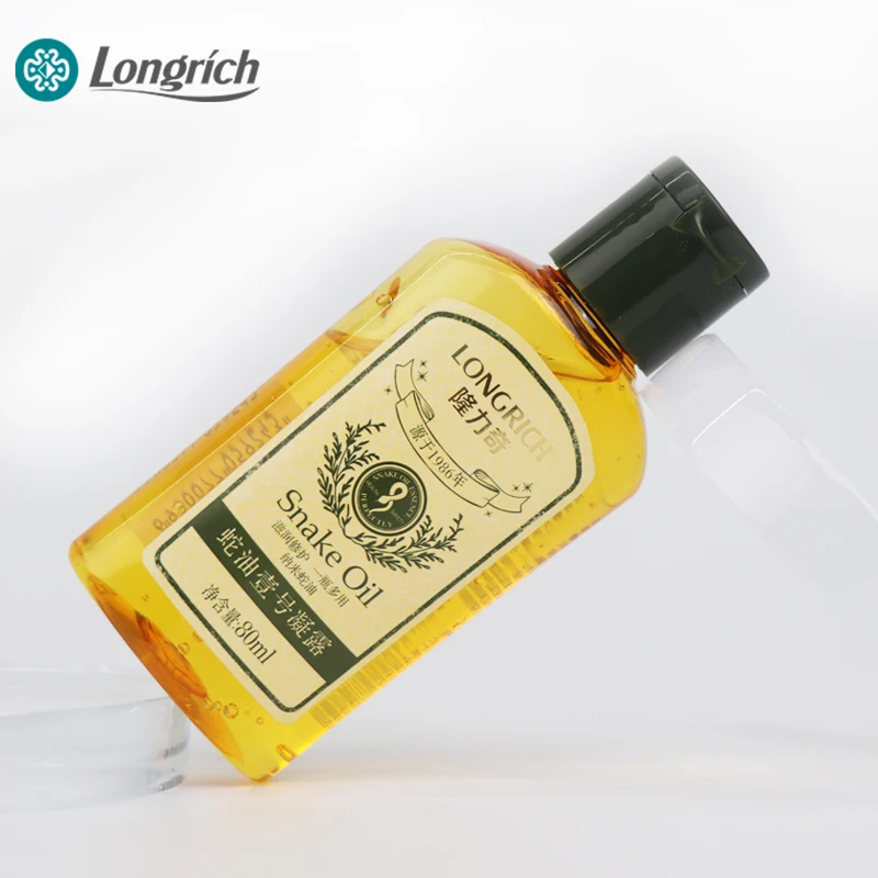 Longrich hot product Custom label body oil Nano snake oil addition improve dry skin body gels face moisturizing massage gel