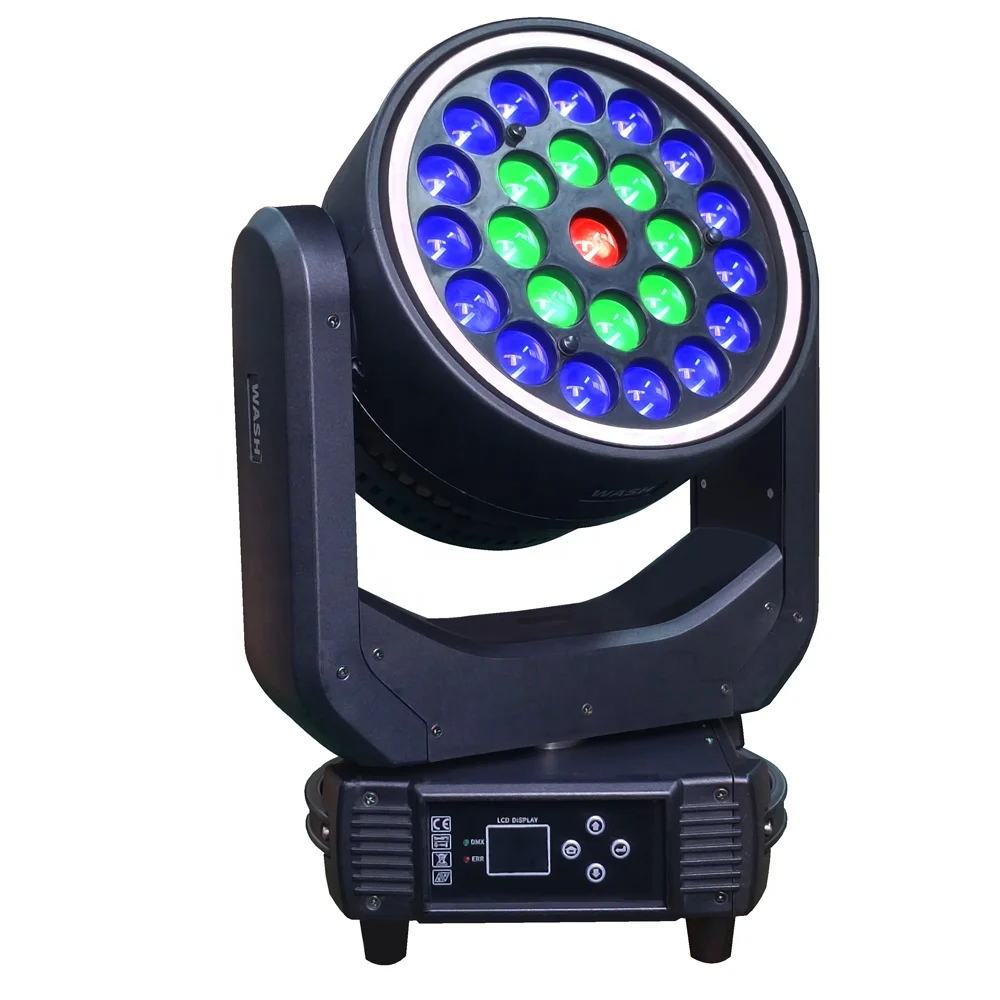 New Design Entertainment 24x30W RGBW Beam Zoom Wash Strobe 3in1 LED Moving Head wash Stage Light