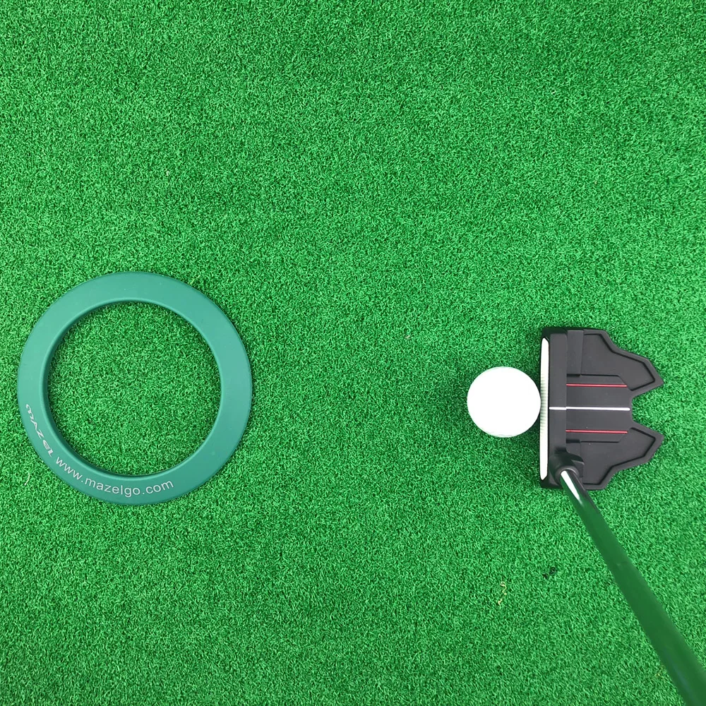 MAZEL New Design Premium Pressure Putt Trainer - Perfect Your Golf Training Mini Games & Practicing Putting Golf Hole