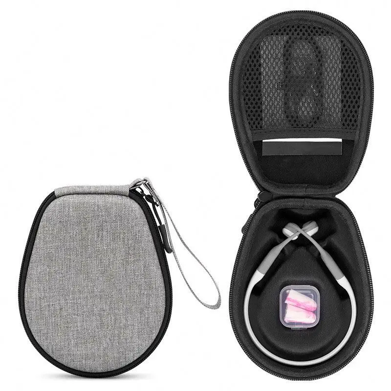 Hot EVA Headphones Light Grey Inner Sponge Storage Hard Carrying EVA Case Storage Wireless Bone Conduction Headphone Case