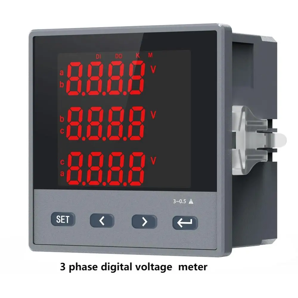 GEYA GY500-3E4 3 Phase Multi-function Digital Programmable Smart Electric DC Energy Power Meter With RS485 AC 220V OEM ODM