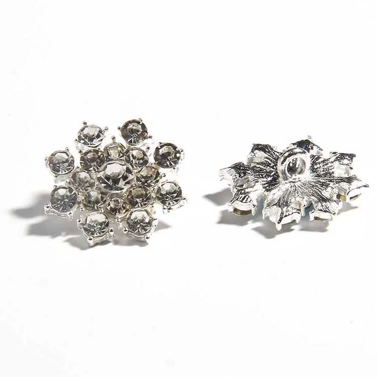 Satin Drawstring Bag with sparkling crystals