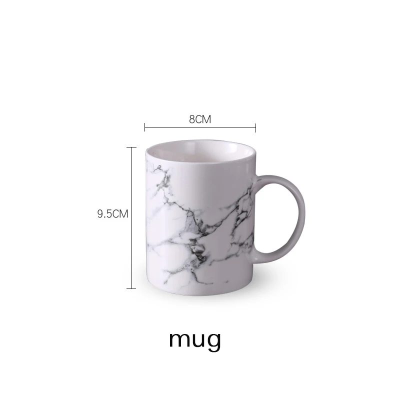 Hot-sale Marble texture Mug Nordic ceramic cup wholesale creative office water cup coffee cup