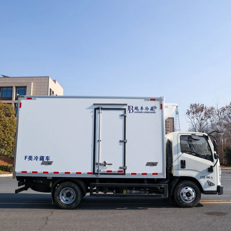 New 4x2 Drive Type Condition 4x2 Refrigerated Truck with Thermo King Cooling System for Ice Cream Meat Fish Transportation