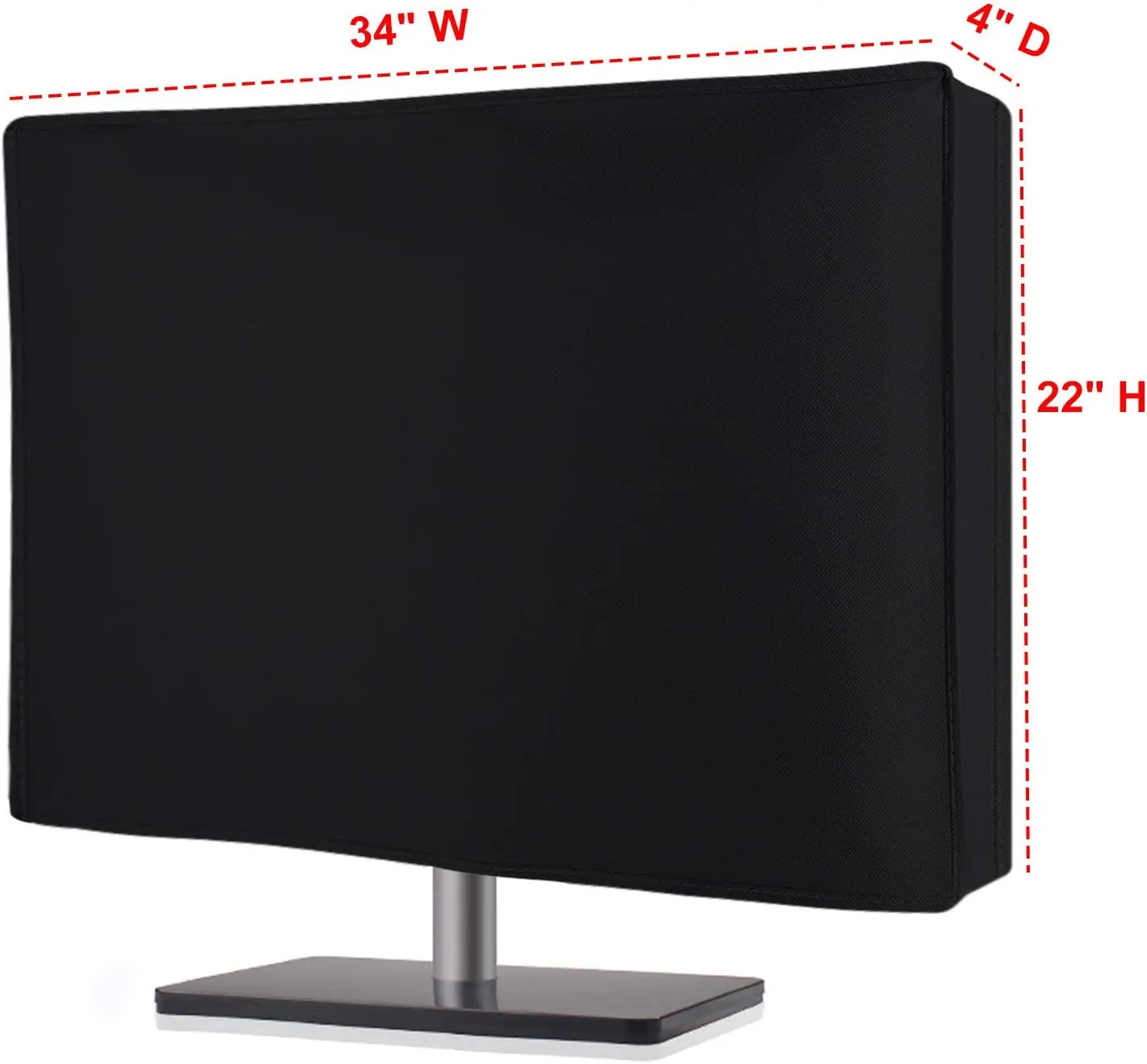 2022 Nonwoven Cool Orange Neoprene TV Cover Computer Screen Universal Computer Monitor Dust Cover