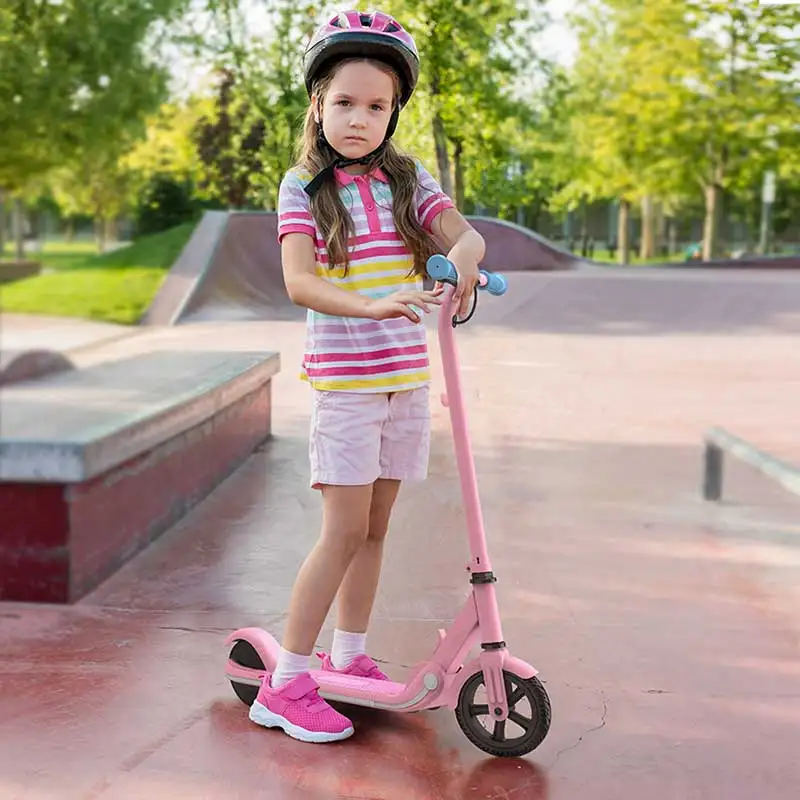 Electronic Kick Toy Electric Scooter Dropshipping EU Warehouse Foldable Children Girls Boys for Kids Steel Plastic 150W M2