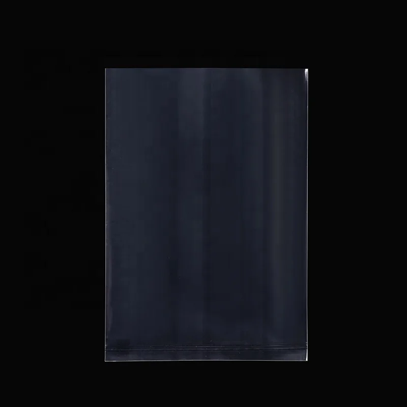 Top Fashion Disposable Plastic Polythene Food Grade Open Top Clear Ldpe Flat Pocket Bag
