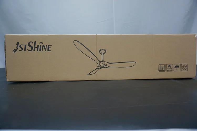  1stshine high quality 30w natural wood blades 60 inch led wooden ceiling fan with