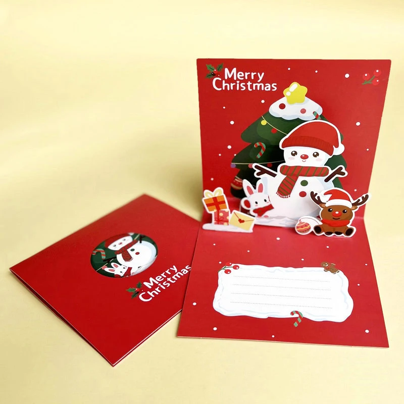 Customized  Design Printing Creative Handmade 3D Halloween Greeting Card Blessing Gift Card