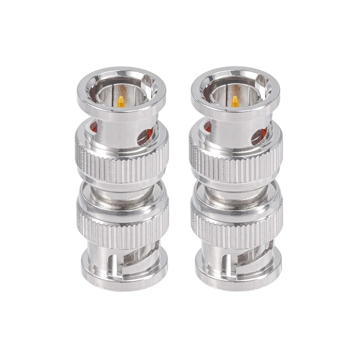 BNC Plug Male to Male Coaxial Coupler Straight Adapter Connector SDl BNC Cable Adapter BNC Male to Male