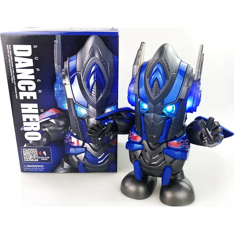 Пластиковый Герой Супермен железная фигурка электронная игрушка танцующий герой детский день подарок робот