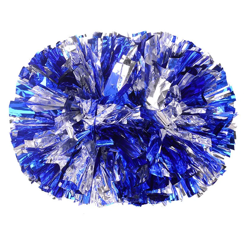 Hot Selling Different Color Metallic Cheerleading Pom Poms Dance Performance Flower Ball