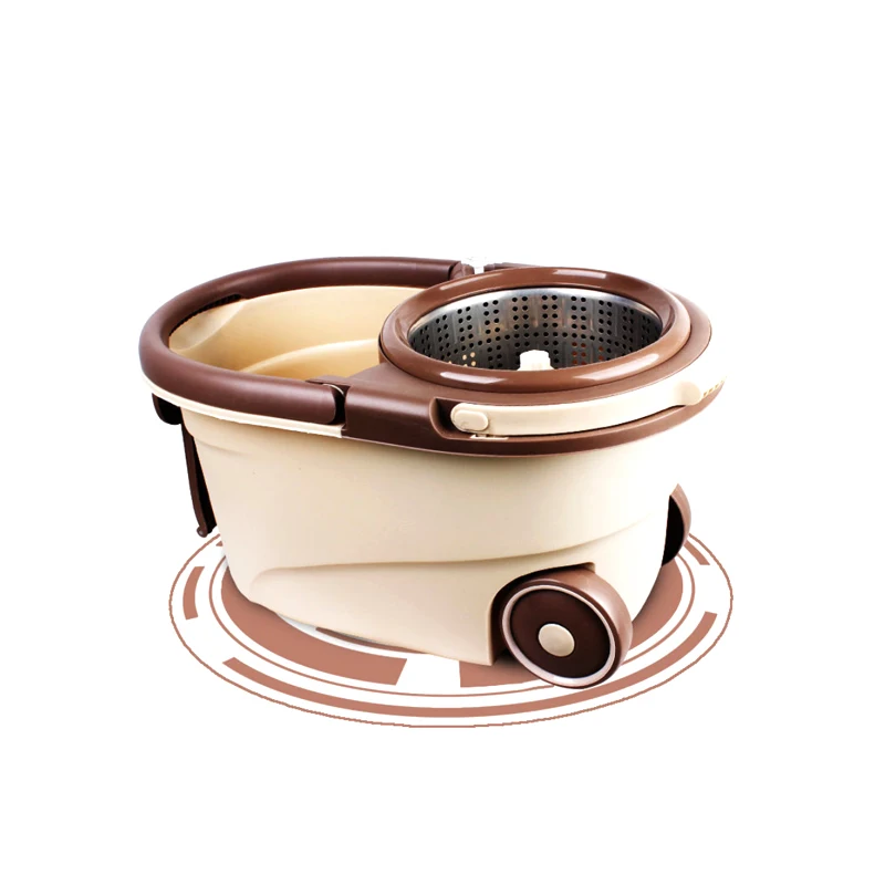 Topwill 360 Easy Floor Clean Bucket Cleaning Magic Mini Mop Rotation Microfiber Cleaning Spin Mops