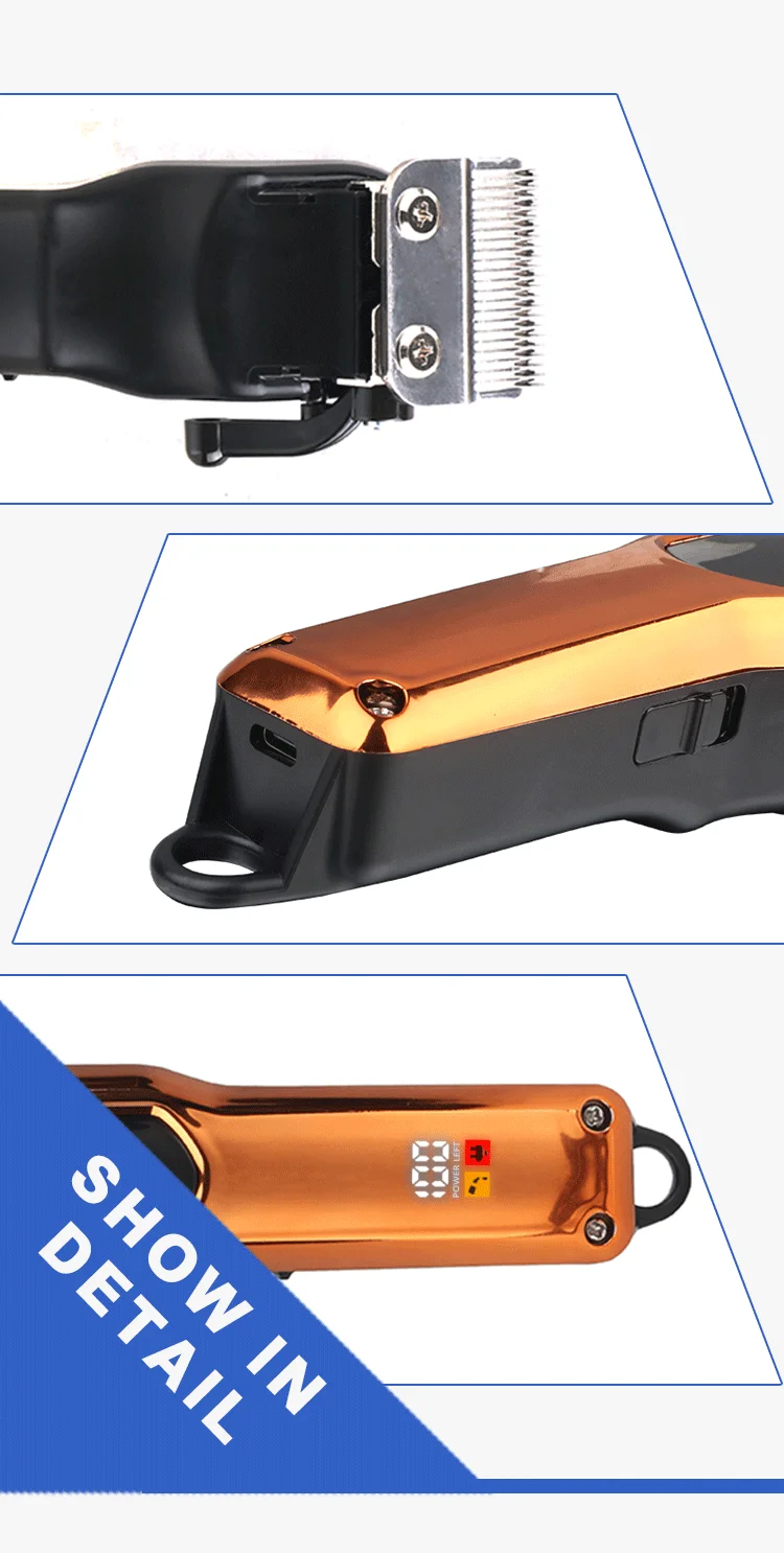 Bestway Hot Selling Magnetic Motor Professional Salon Barber Hair Clipper Machine High Speed Hair Trimmer