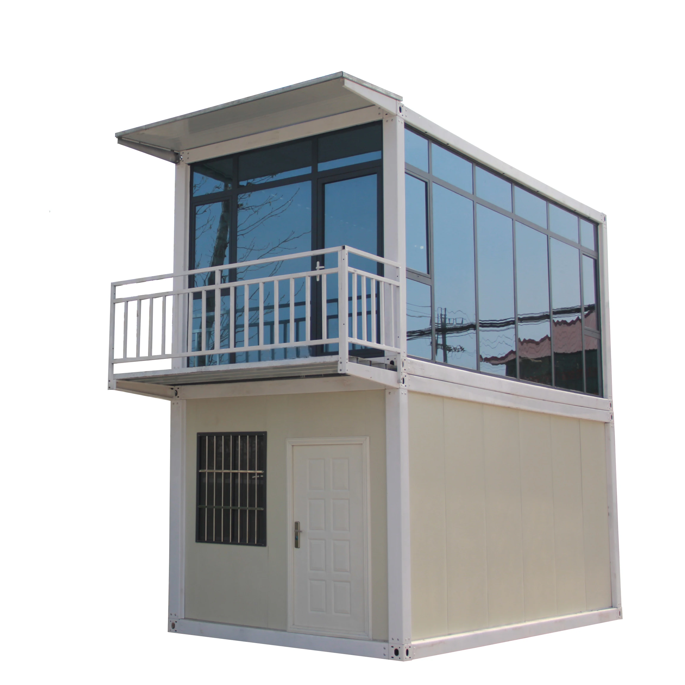 
two story glass Container Modular Prefabricated House 1 bedroom container house  (62246561173)