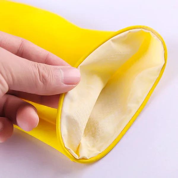 latex household unlined glove for dishwashing