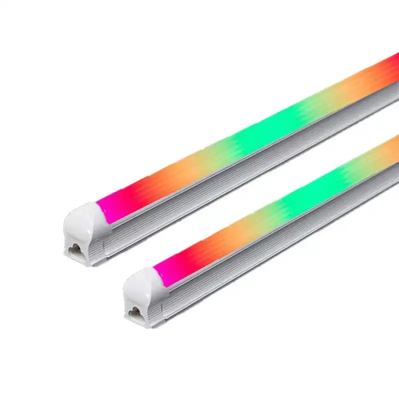 180cm 240cm T8 RGB LED Tube Light Aluminum Body Window Store Advertising Atmosphere Light with Bluetooth APP Synchronous Control