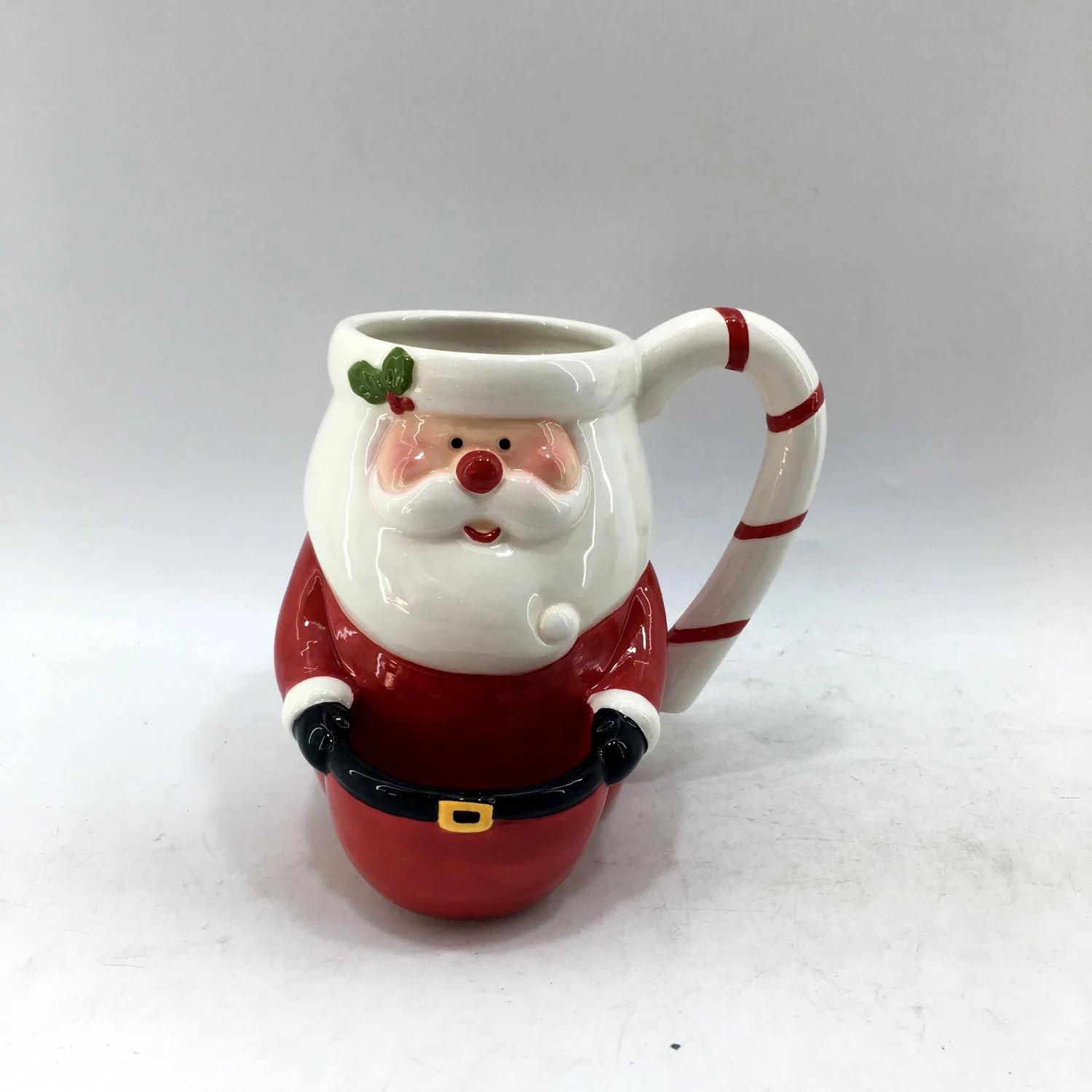 Christmas coffee mugs with cookie holder