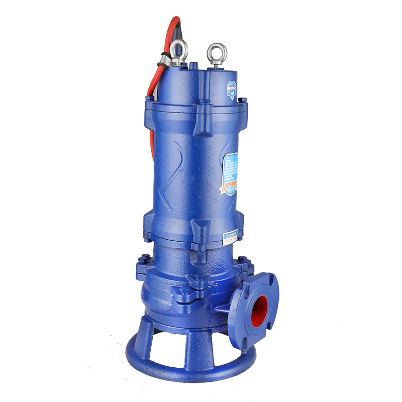 15m3/h 2.2kw popular centrifugal residential sewage grinder pump for waste toilet cutting knife submersible sewage pump in china