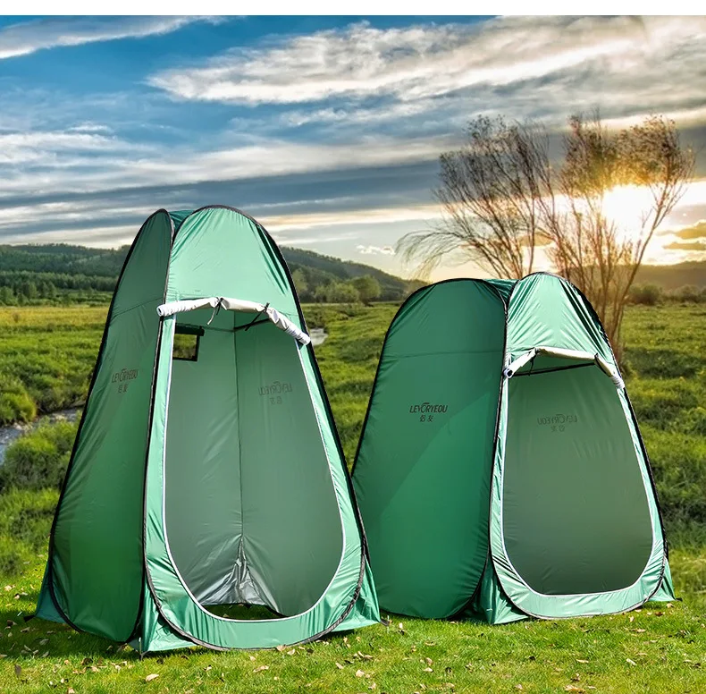 Portable Multi-functional Outdoor Folding Pop Up Shower Tent for Camping Instant Privacy Shelter for Mobile Changing Room