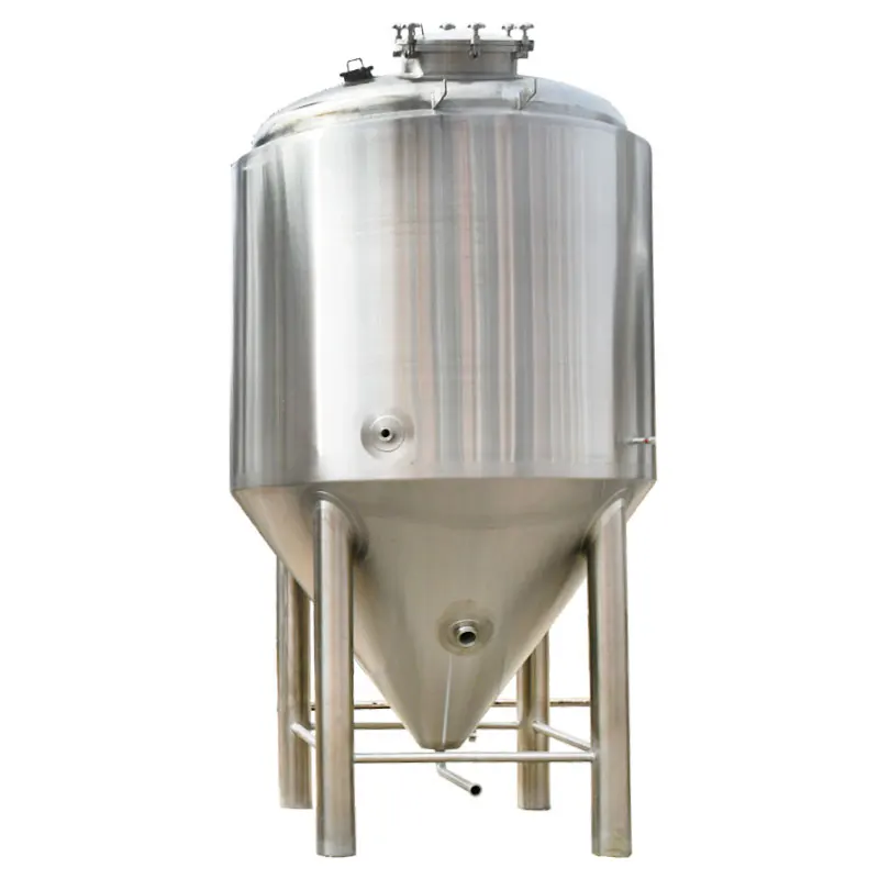 1000L 1500L 2000L Beer Stainless Steel 304 Conical Cooling Tank Top man hole