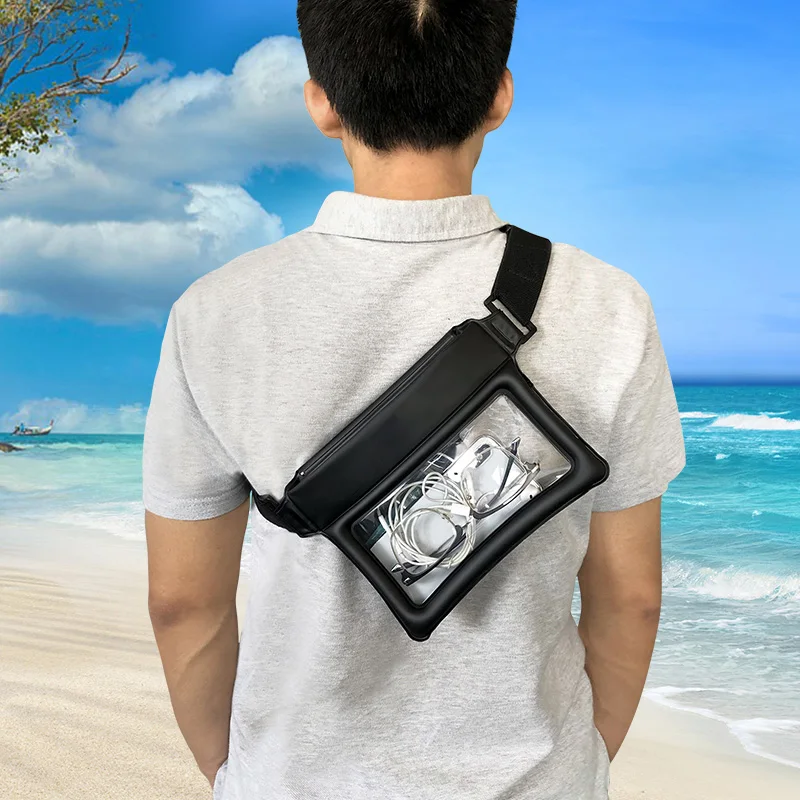New TPU Airbag Floating Waterproof Bag Outdoor Waterproof Pockets Multifunctional Waterproof Crossbody Bag